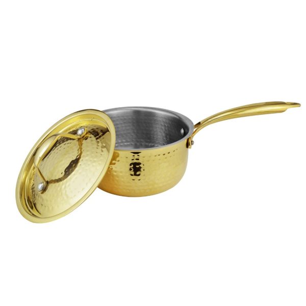 Drvedic Brass Cooking Sauce Pan - Image 2