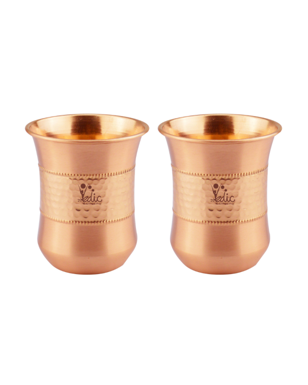 Drvedic Copper Curvy Glass Set - Image 3