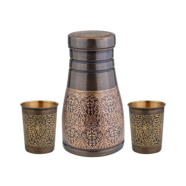 Drvedic Copper Water Pot – 3pcs
